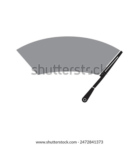 Windscreen wiper vector illustration symbol design