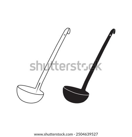 Ladle icon vector illustration simple design