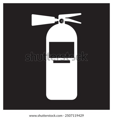 fire extinguisher icon vector illustration symbol design