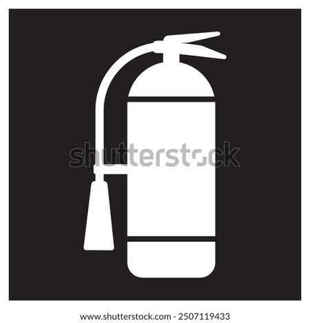 fire extinguisher icon vector illustration symbol design