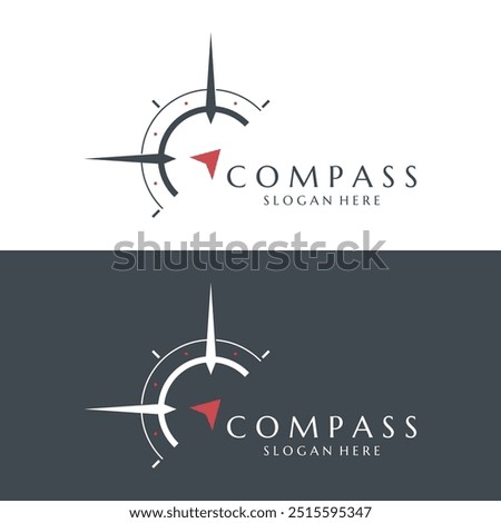 Compass Logo and Symbol With Vector Concept