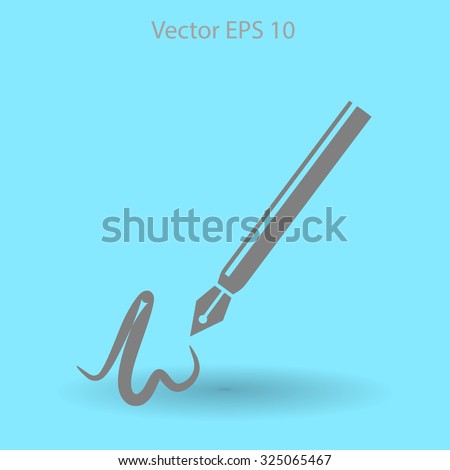 signature vector icon