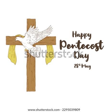 9.Happy Pentecost day Vector
Happy Pentecost day Vector, perfect for office, company, school, social media, advertising, printing and more
