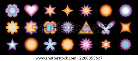 Similar – Foto Bild Die unscharfe Silhouette eines mit bunten Lichterketten geschmückten Treckers in der Adventszeit