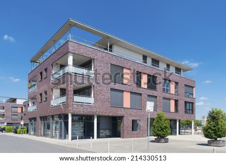 small modern office building