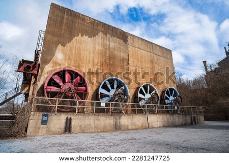 Similar – Image, Stock Photo Landscape park Duisburg Nord industrial culture Germany