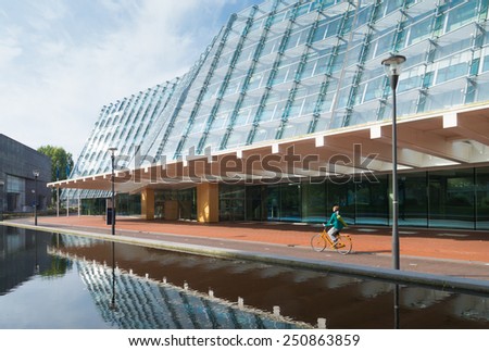 AMERSFOORT, NETHERLANDS - SEP 8, 2014: State agency for cultural heritage exterior. They are responsible for the conservation and sustainable development of archaeological values and monuments