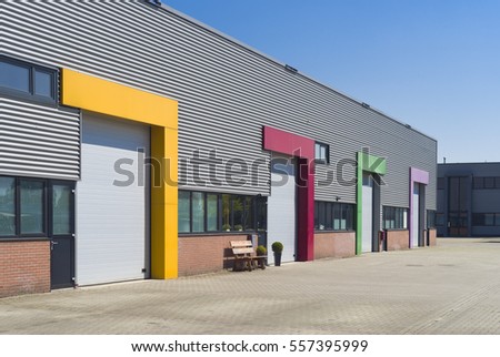 Similar – Image, Stock Photo Colorful facade cladding on a house next to the street