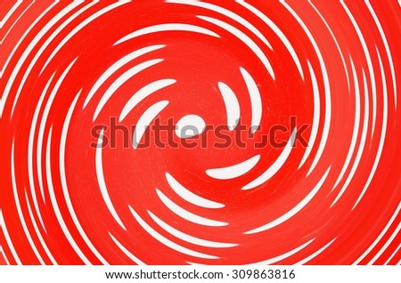Abstract red and white color spin background