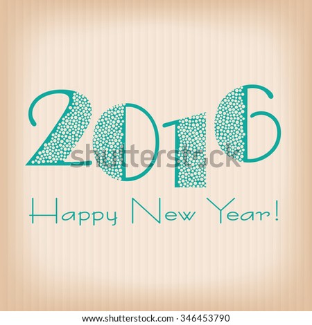 New Year Banner Background Stock Vector Illustration 346453790