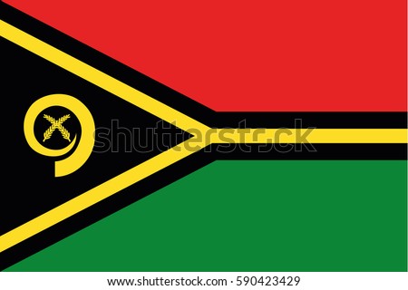 Vanuatu flag vector