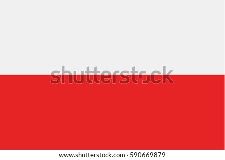 Poland flag vector