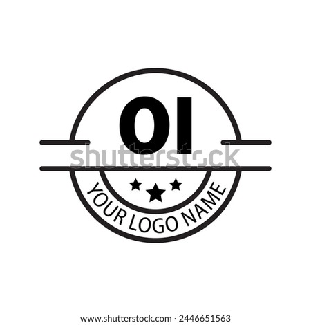 letter OI logo. OI. OI logo design vector illustration for creative company, business, industry
