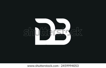 Initial Letter DB Logo Design. DB Logo Design. Creative And Modern DB logo.