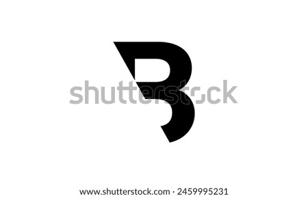 Initial Letter B Logo Design. B Logo Design. Creative And Modern B logo.