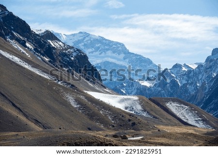 Similar – Foto Bild Andine Berglandschaft mit Bach