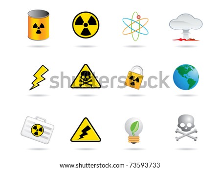 Nuclear energy icon