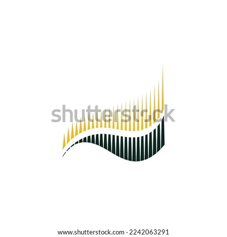 aurora logo design icon illustration vector template