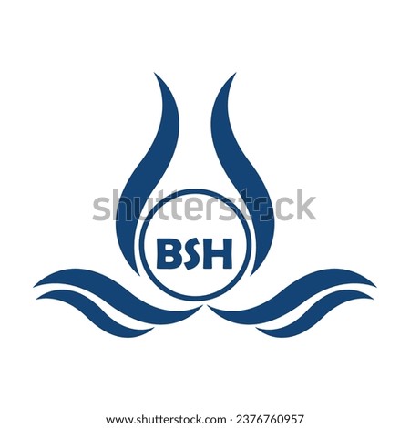 BSH letter logo. BSH best white background vector image. BSH Monogram logo design for entrepreneur and business.	
