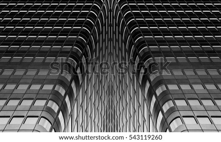 Similar – Image, Stock Photo Two multistory buildings standing face to face.