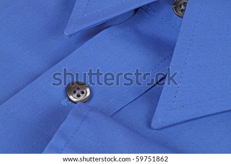 A blue dress shirt