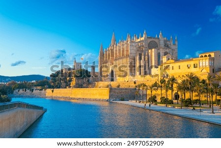 Similar – Image, Stock Photo Sunset on Mallorca Majorca