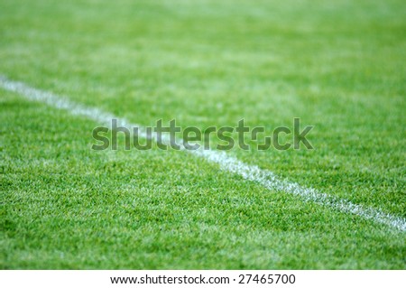 artificial grass football ground