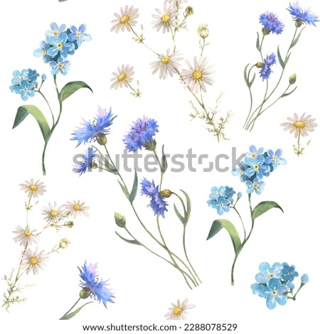 Similar – Image, Stock Photo Cornflowers in the cereal field I