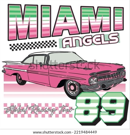 MIAMI ANGELS GLOBAL RACING TOUR GRAPHIC MOTOCROSS RACING TREND