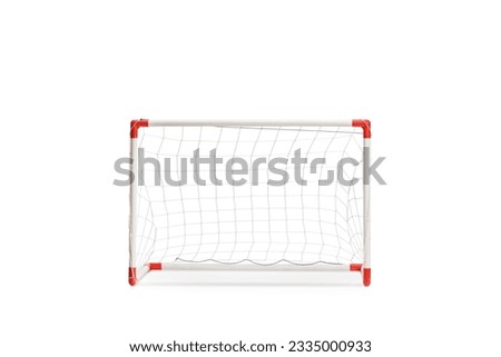 Image, Stock Photo Mini goals on the football field