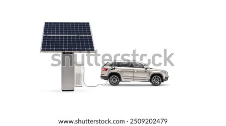 Similar – Image, Stock Photo Solar energy / Solar energy