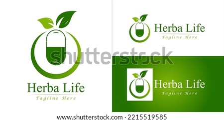Green HerbaLife Leaves Simple Logo 