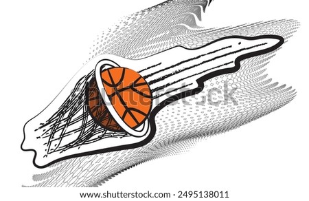 Similar – Image, Stock Photo great sport Basketball