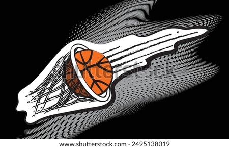 Similar – Image, Stock Photo great sport Basketball