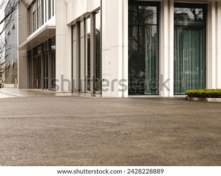 Similar – Image, Stock Photo empty expressway parking lot