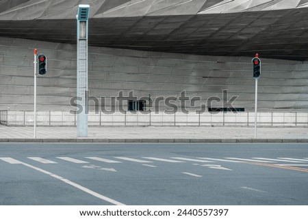 Similar – Image, Stock Photo empty expressway parking lot