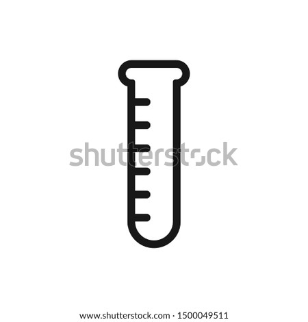 Laboratory beaker, Test tube icon