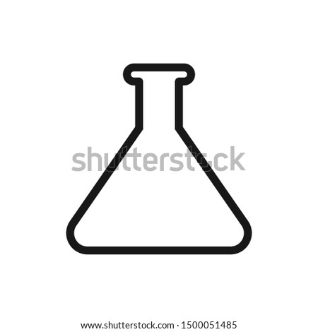 Laboratory beaker, Erlenmeyer flask icon