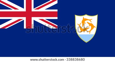 Flag of Anguilla - Proper Dimensions