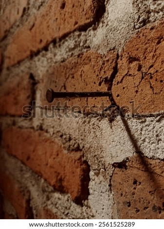 Similar – Image, Stock Photo Red bricks embedded in colorful cobblestones on a square in Bad Salzuflen near Herford in East Westphalia-Lippe, Germany