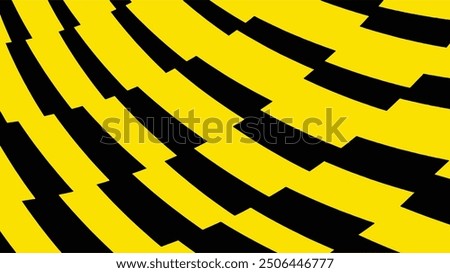 yellow black  lines icon art design vector template