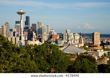 City of Seattle, Washington  Skyline from Kerry Park