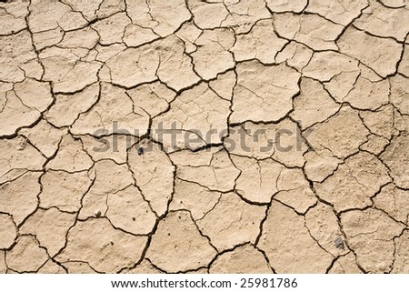 Dry Mud Cracked Desert Ground Abstract Background Pattern Death Valley National Park