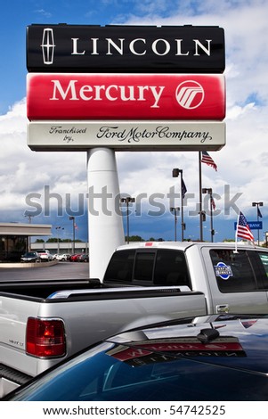 DEARBORN, MICHIGAN - JUNE 2: Ford Motor Company announces the end of the Mercury brand after 71 years. Production of Mercury will stop at the end of 2010. June 2nd 2010 Dearborn, Michigan