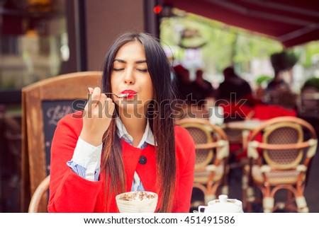 Similar – Image, Stock Photo with pleasure Nut Hazelnut