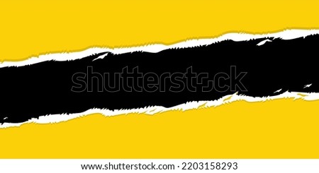 Cut and torn paper with place for text. Colorful vector template 商業照片 © 