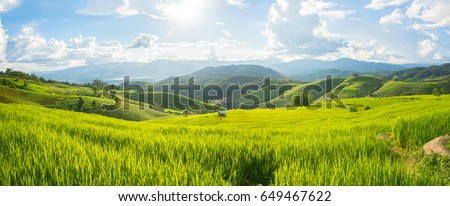 Similar – Image, Stock Photo Scenic mountain mountain