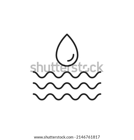 Hydropower icon. High quality black vector illustration.