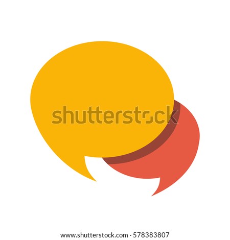 Speech bubbles isolated on white background. Vector Illustration.