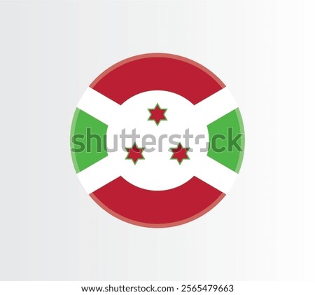 Burundi country flag concept with grunge design suitable for a logo icon design	